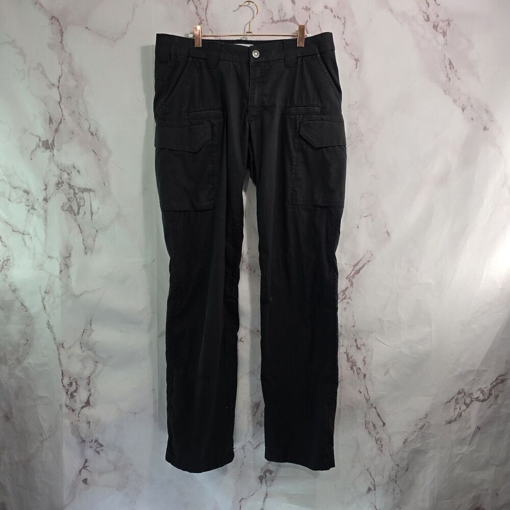 First Tactical Pants Womens 12 T Black V2 EMS High Rise Loops Cargo Heavyweight